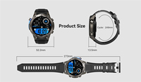 Montre de course GPS double bande DM56 avec fonctions de dynamique de course