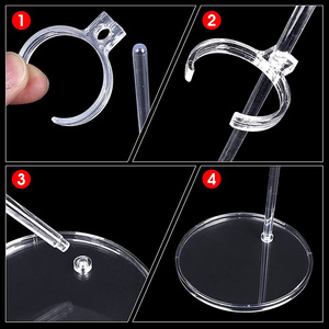 Giá Đỡ Búp Bê, Giá Trưng Bày Búp Bê, Giá Đỡ Búp Bê Mini Trong Suốt, 9 Đến 12 Inch - Product Image 5