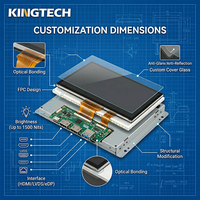 Écrans OEM Kingtech 7.0'' 8'' 8.4'' 10.4'' 12.1'' 12.1'' 15.6'' IPS RGB Modules d'affichage LCD TFT pour contrôle industriel et dispositifs médicaux