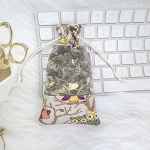 Cotton Pouch Semi-Open Window Sachet Portable Chinese Herbal Mosquito Repellent Herb Bag Screen Wormwood Aromatherapy - Product Image 5