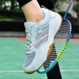 Chaussures de <span class=keywords><strong>badminton</strong></span> authentiques pour hommes, design en maille monocouche, respirantes, antidérapantes, semelle extérieure en caoutchouc résistante à l'abrasion, modèle professionnel - Product Image 4