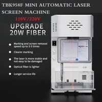 Nouvelle Machine de Séparation et Gravure Laser TBK 958F 20W pour Réparation d'IPhone 8 X 12 14 Pro Max, et Retrait du Verre Arrière d'IPhone Cassé
