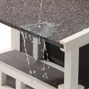 Maison pour <span class=keywords><strong>chat</strong></span> isolée à 2 étages, abri pour <span class=keywords><strong>chat</strong></span> en bois avec isolation en <span class=keywords><strong>mousse</strong></span>, abri pour <span class=keywords><strong>chat</strong></span> errant avec balcon, condos pour chats imperméables - Product Image 5