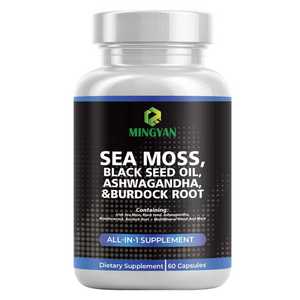 Complément Multiminéral OEM/ODM avec Mousse de Mer, Huile de Nigelle, Ashwagandha, Racine de Bardane et Vitamines C D3 pour l'Immunité et l'Énergie - Product Image 1