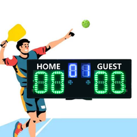 Tableau de score électronique portable YIZHI pour pickleball avec capteur de pointage automatique, tableau de score numérique pour terrain intérieur, fourniture d'usine