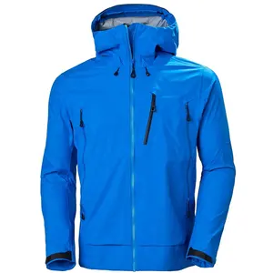 OEM personalizado al aire libre de los hombres a prueba de viento táctico TPU 4 Way Stretch Hardshell 3L chaqueta cortavientos