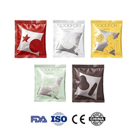 Sachet à trois soudures latérales de 10 cm (L) x 12 cm (W), 100 microns, capacité de 30 g, pour emballage alimentaire de bonbons et de snacks, impression personnalisée