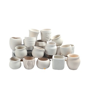 Pots de fleurs en céramique peints à la main pour enfants, matériel d'art et de bricolage pour l'éducation précoce des nourrissons et des tout-petits, développement visuel - Product Image 2