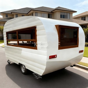 Camion de vente ambulante entièrement équipé pour café et street food, remorque de café, remorque de boulangerie, remorque de restauration, chariot à hot-dogs extérieur - Product Image 1