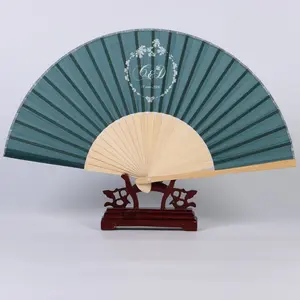 Folding Bamboo Fan 21cm Flat Bamboo Wholesale Customized Folding Hand Fan Bamboo Crafts