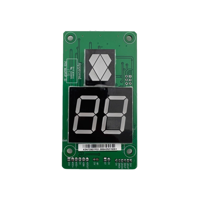 Elevator Display Board PCB LED/LCD Floor Indicator Control Module for Elevator Button Panel Repair Parts, Universal Replacement