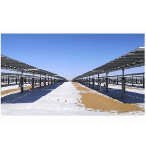 저비용 구조 40 패널 에너지 추적기 태양 추적 태양 시스템
