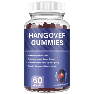 Gomitas para la Resaca - Alivio Rápido para los Efectos Secundarios de Fiestas y Reuniones Sociales, 60 Unidades - Product Image 1
