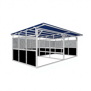 Box per <span class=keywords><strong>Cavalli</strong></span> Portatile da Esterno con Tetto - Box Lusso Temporaneo per <span class=keywords><strong>Cavalli</strong></span> con Porta - Product Image 1