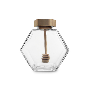 100ml 230ml 380ml <span class=keywords><strong>300g</strong></span> 500g pot <span class=keywords><strong>de</strong></span> miel d'abeille en verre en forme hexagonale <span class=keywords><strong>de</strong></span> luxe avec couvercle en <span class=keywords><strong>bois</strong></span> <span class=keywords><strong>de</strong></span> bambou - Product Image 6