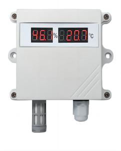 <strong>Digital</strong> LCD Display Wall Type Air Humidity <strong>Temperature</strong> <strong>Sensor</strong> Transmitter USB 4-20ma+Relay <strong>Output</strong> 0.3% Accuracy Plastic OEM IP65 - Product Image 5