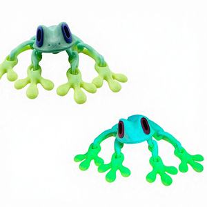 Ranas Impresas en 3D Personalizables al por Mayor, Magnéticas, de Silicona TPE, para Personajes, Juguetes Educativos para Niños, Decoración, Japón - Product Image 1