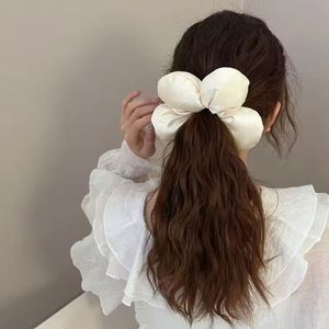 กิ๊บติดผมสีพื้นแบบเกาหลี ผ้าซาติน ยางยืด สำหรับผู้หญิง ขนาด 12.5 ซม. 9 สี ขายดี อุปกรณ์เสริมผม - Product Image 3