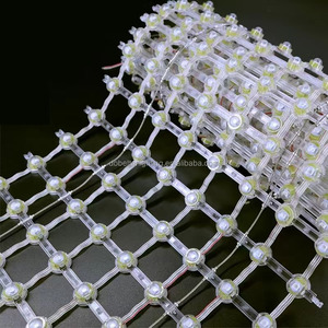 Linh hoạt IP68 không thấm nước <span class=keywords><strong>LED</strong></span> lưới màn hình hiển thị cho rèm kính xây dựng lưới pixel điểm ánh sáng <span class=keywords><strong>LED</strong></span> màn hình artnet điều khiển - Product Image 4