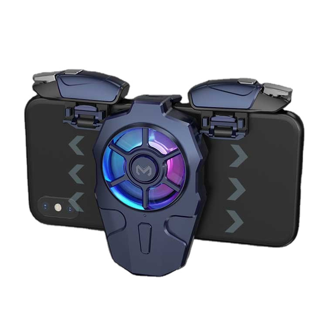 Memo AK03 Popular PUBG Trigger Phone Gaming Controller with Fans Cooling Radiators Joysticks Game Controllers