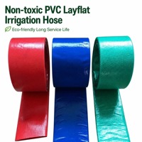 Tuyau plat pour l'agriculture, l'énergie et l'exploitation minière - Noir/Gris, épaisseur 1mm/2mm, tailles 2"-6"