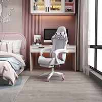 WSX008 Vente en gros Chaise de jeu populaire pour gamer confortable fille rose blanc Chaise de massage de course pour ordinateur de jeu