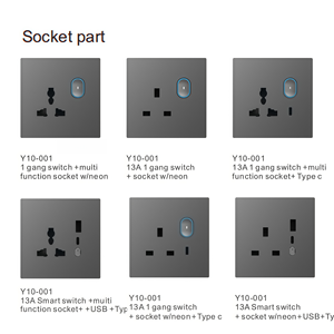 Interruttore Smart Home a Doppio Polo 3 Vie 4 Gang con Pannello Touch PC, WiFi, RF, Comando Vocale Google Alexa, 220V 10A Corrente Massima per Smart Life - Product Image 4
