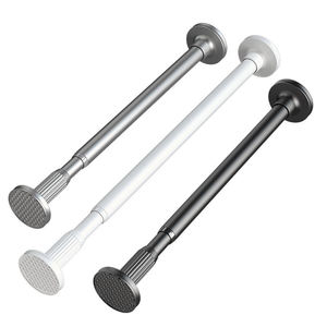 Tringle de douche extensible non perforée pour <span class=keywords><strong>baignoire</strong></span>, tringle à <span class=keywords><strong>rideau</strong></span> télescopique en acier inoxydable pour balcon et chambre, sans rouille - Product Image 6