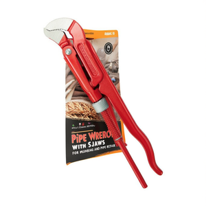 Llave para tubos con mordazas en S de 10 pulgadas para fontanería y reparación de tuberías - Product Image 2