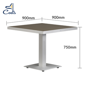 Ensembles de tables et chaises d'extérieur en aluminium pour restaurant Coets Garden Terrace, table de terrasse pour restaurant - Product Image 5
