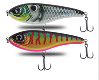 Leurre en plastique 9cm 21g, appât dur artificiel JERK BAIT Flame Dragon, nouvelle couleur, vente en gros pour la pêche