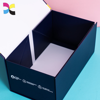 Boîtes cadeaux personnalisées de luxe en carton, étanches, rigides haut de gamme, avec fermeture magnétique, doublure en éponge, gaufrage et design portable pour