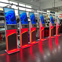 Terminal de Pago con Pantalla Táctil de 27 y 32 Pulgadas, Terminal de Pago con Tarjeta RFID, Kiosco de Autoservicio, Máquina Impresora con Pantalla Táctil