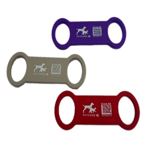 Silicone souple NFC Pet Tag 13.56Mhz Anti Perte Pet ID Tag Animal Collier Tag Personnalisé QR <span class=keywords><strong>Code</strong></span> - Product Image 2