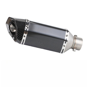 Pot d'échappement universel pour moto avec embout rond, compatible avec NINJA400, Z900, R3 S1000RR, accessoire de modification - Product Image 6