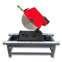 Scie à pont portative compacte pour blocs de granit et marbre, machine de découpe de pierre avec moteur en cuivre pur 380V 4KW, table de découpe de roche et de pierre
