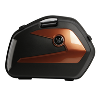 Boîte latérale de sacoche de moto de haute qualité avec poignée Solution de stockage parfaite en matériau PP durable