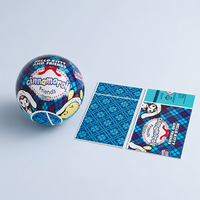 Étiquette thermorétractable personnalisée imprimée en couleur, film rétractable PET PVC pour emballage complet de balles jouets