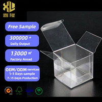 Boîtes d'emballage transparentes en plastique PVC PET PP personnalisées, boîtes cadeaux transparentes pour cosmétiques électroniques