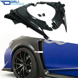 Guardabarros Delanteros de Fibra de Carbono Estilo VRS Arising II para Subaru WRX STi S4 VAB VAF 2014-2018, Carrocería Ancha, 2 Piezas - Product Image 1