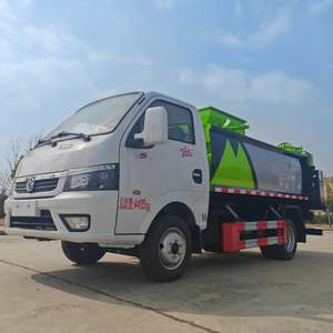 Camion compacteur de déchets de cuisine cubique Offre Spéciale 5-Transmission manuelle 4x2, <span class=keywords><strong>petit</strong></span> chargement latéral, nouveau véhicule d'usine-Direct - Product Image 3
