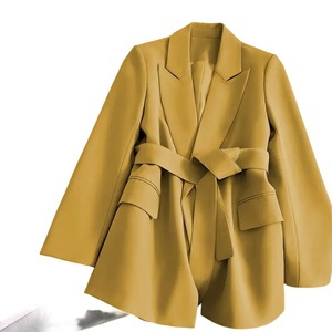 Traje Casual de Color Sólido con Cordones para Mujer, a la Moda - Product Image 5