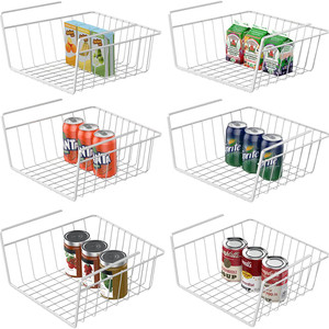 Under Cabinet Organizer Shelf Wire Rack Hanging Storage Baskets for Kitchen bedroom