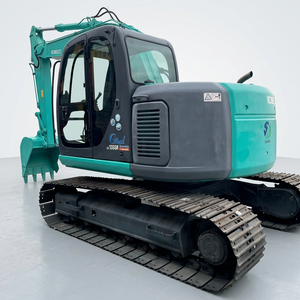 Excavatrice sur chenilles hydraulique d'occasion Kobelco SK135 SK130 de 13,5 tonnes, engin de construction, machine agricole et de jardinage - Product Image 1