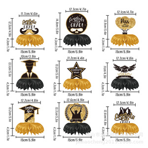 Customized Tabletop Ornaments Digital Printing Easy Assemble Graduation Party Decoration Sets 5-7 Years - Product Image 4