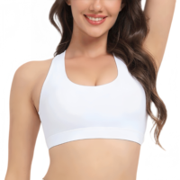 Bra Olahraga Wanita dengan Logo yang Dapat Disesuaikan, Dukungan Tinggi, Tanpa Jahitan, Cup Terpadu, untuk Yoga, Lari, dan Latihan, Ringan