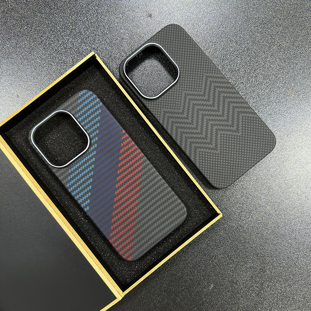 Factory Custom Slim Real Carbon Fiber Frosting Shockproof Phone Case for for for 15/16/17/18 Pro Max