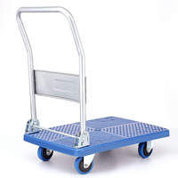 Mracking Transporteurs de plaques d'acier Remorques Chariots à petite plate-forme pour tirer des marchandises