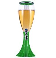 Distributeur de bière pression commercial 3 litres, modèle Football Beer Wine Cooler Dubai Ice Tube, en métal et plastique, design minimaliste, France Max