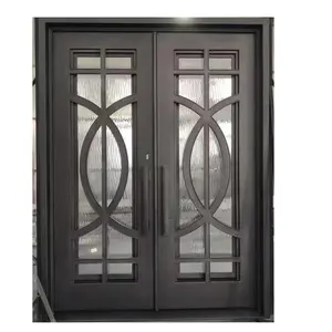SEYK-054 North Carolina Affordable Price Good Quality Exterior Wrought Iron Door